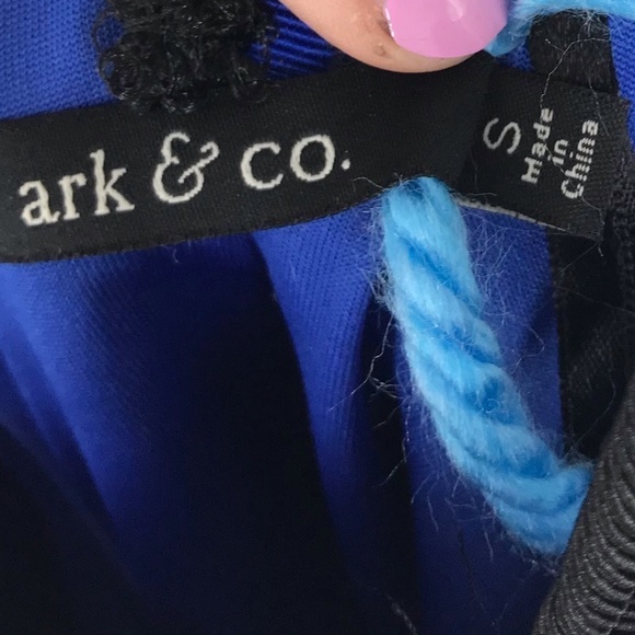 Arc & co Black and Brown Striped Dress with Purple Details Size S - Picture 5 of 6